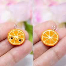 Load image into Gallery viewer, Lemon Lime n&#39; Orange BFF Polymer Clay Charms
