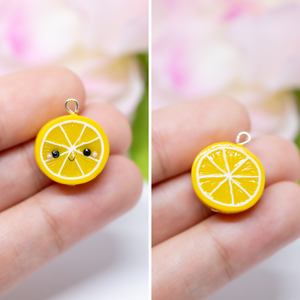 Lemon Lime n' Orange BFF Polymer Clay Charms