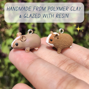 Custom Pet Bunny/Guinea Pig Polymer Clay Charm