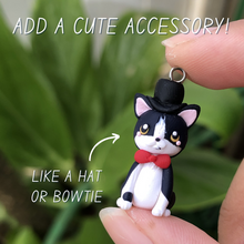 Load image into Gallery viewer, Custom Pet Cat Full Body Polymer Clay Charm
