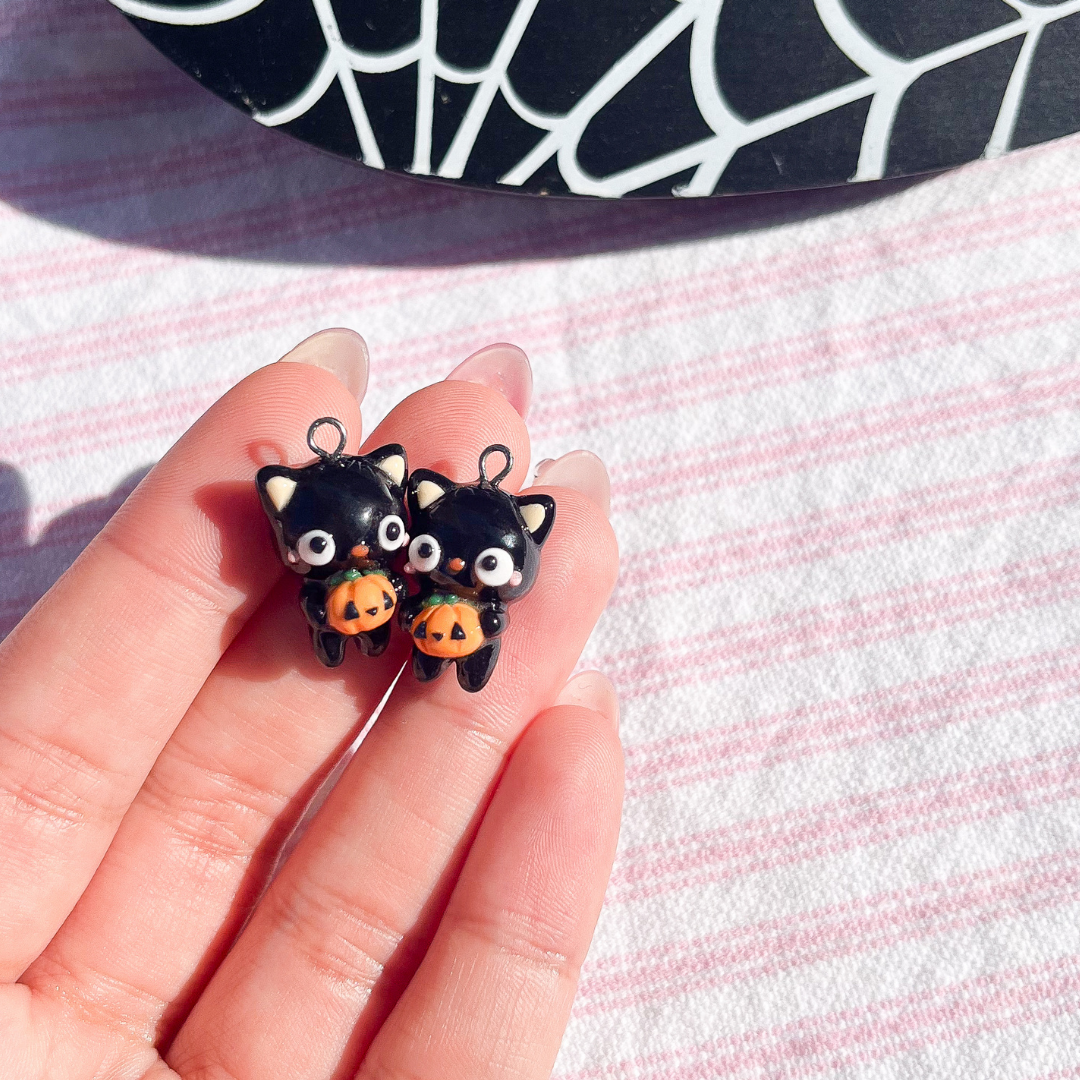 Chococat Pumpkin Clay Charm