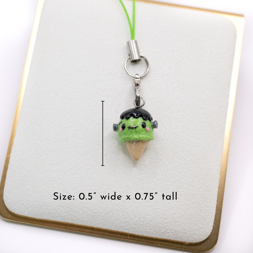 Frankie Ice Cream Clay Charm