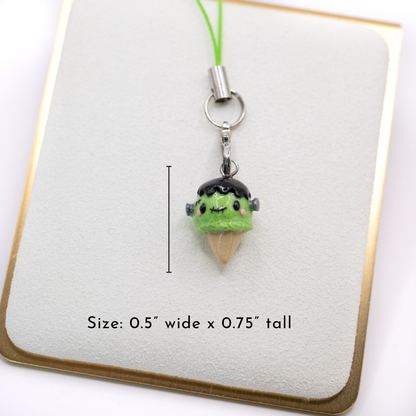 Frankie Ice Cream Clay Charm