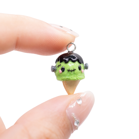 Frankie Ice Cream Clay Charm