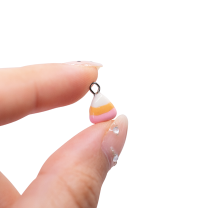 Mini Candycorn Clay Charm (2 styles available)