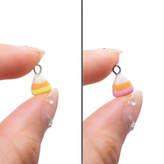 Mini Candycorn Clay Charm (2 styles available)