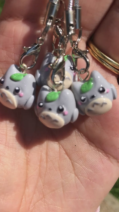 Totoro Polymer Clay Charm