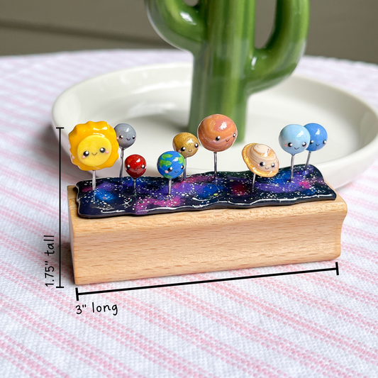 Solar System Scene Figurine