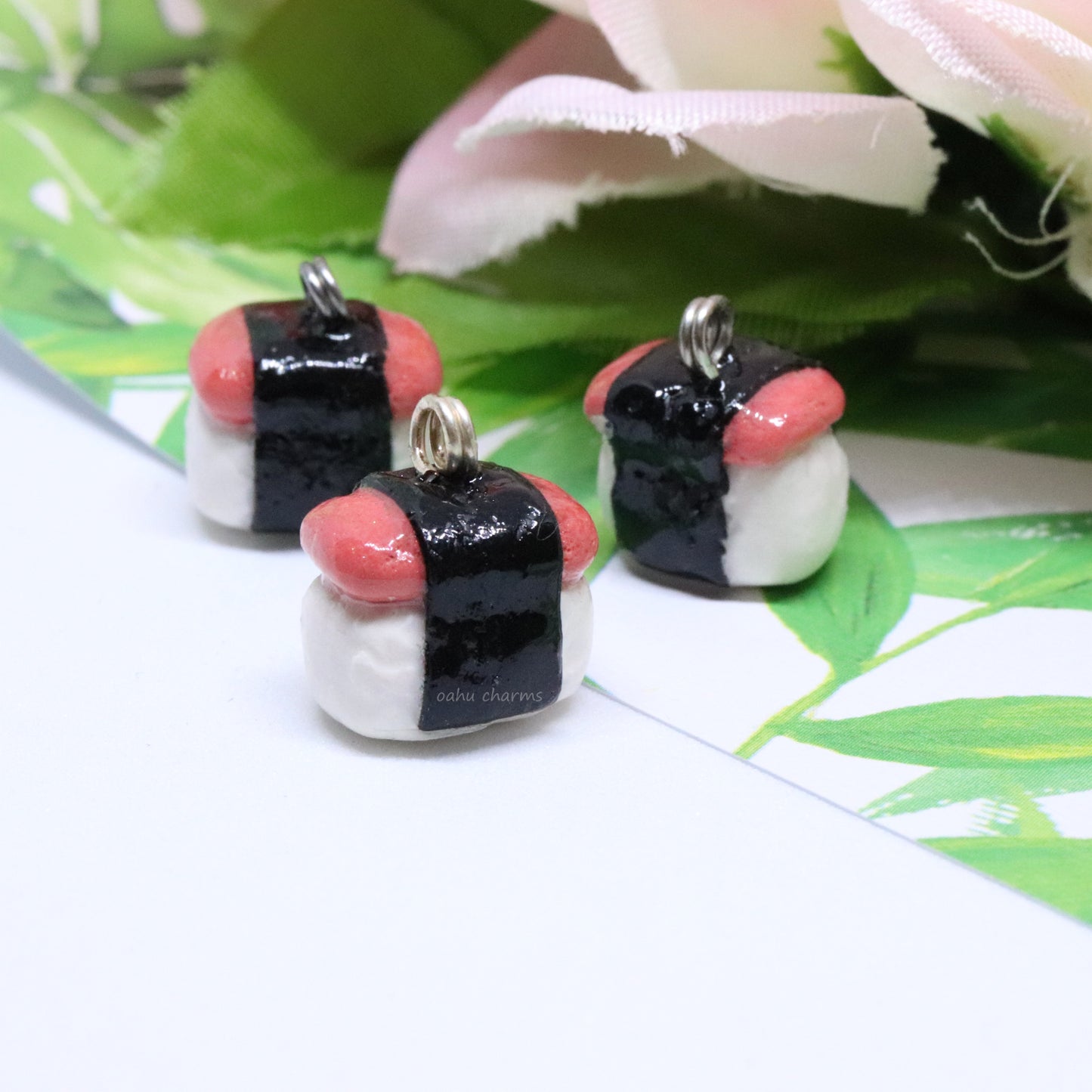 Spam Musubi Polymer Clay Charm