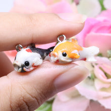 Load image into Gallery viewer, Koi Fish Polymer Clay Charm
