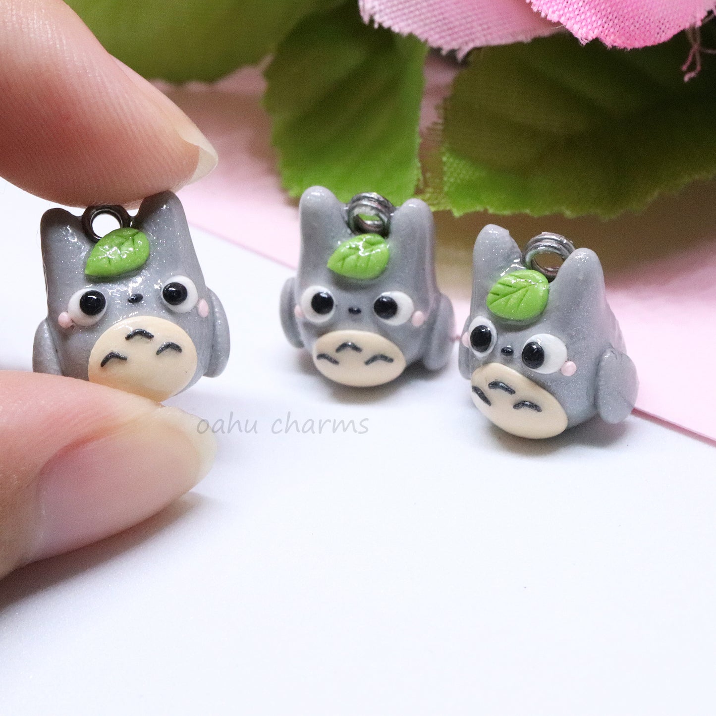 Totoro Polymer Clay Charm