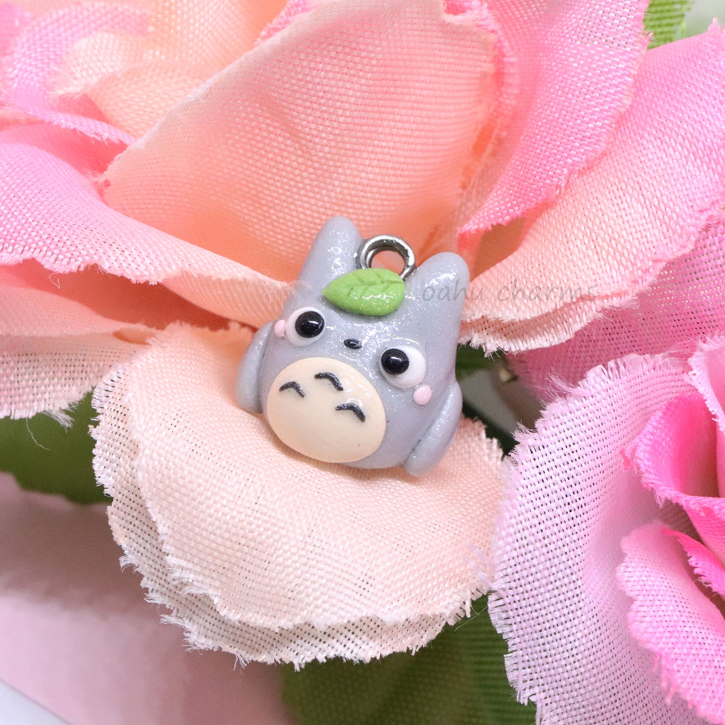 Totoro Polymer Clay Charm