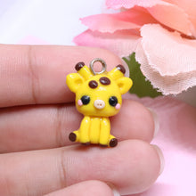Load image into Gallery viewer, Giraffe Polymer Clay Charm
