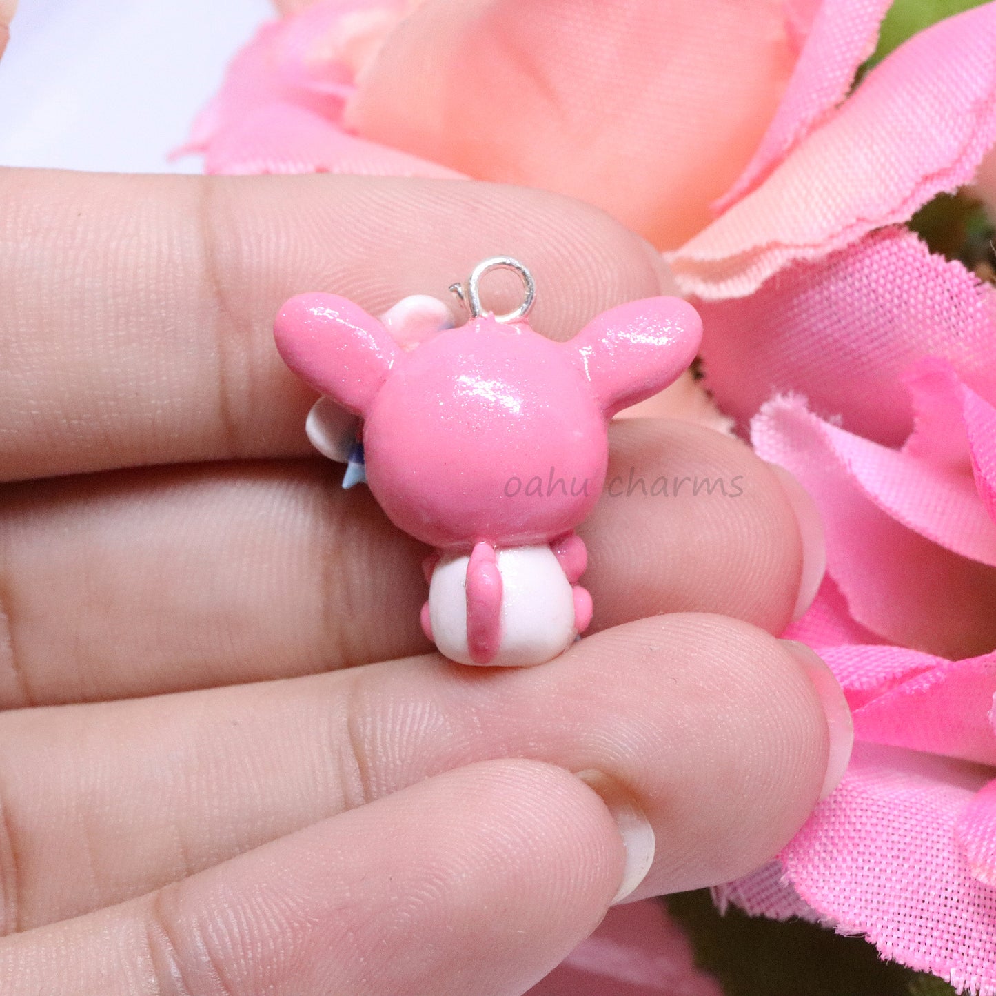 Sylveon Pokemon Polymer Clay Charm