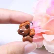 Load image into Gallery viewer, Vulpix Pokemon Polymer Clay Charm
