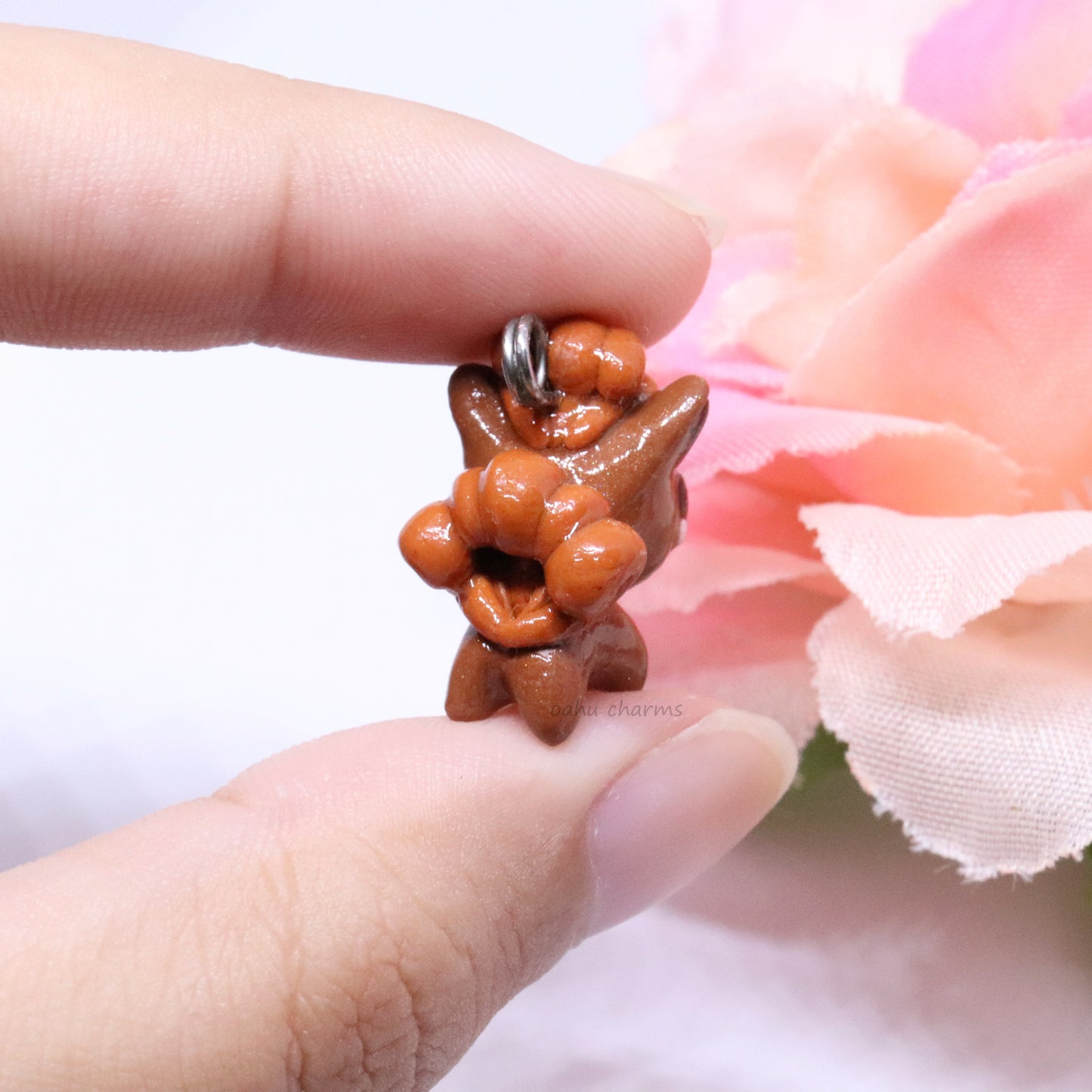 Vulpix Pokemon Polymer Clay Charm