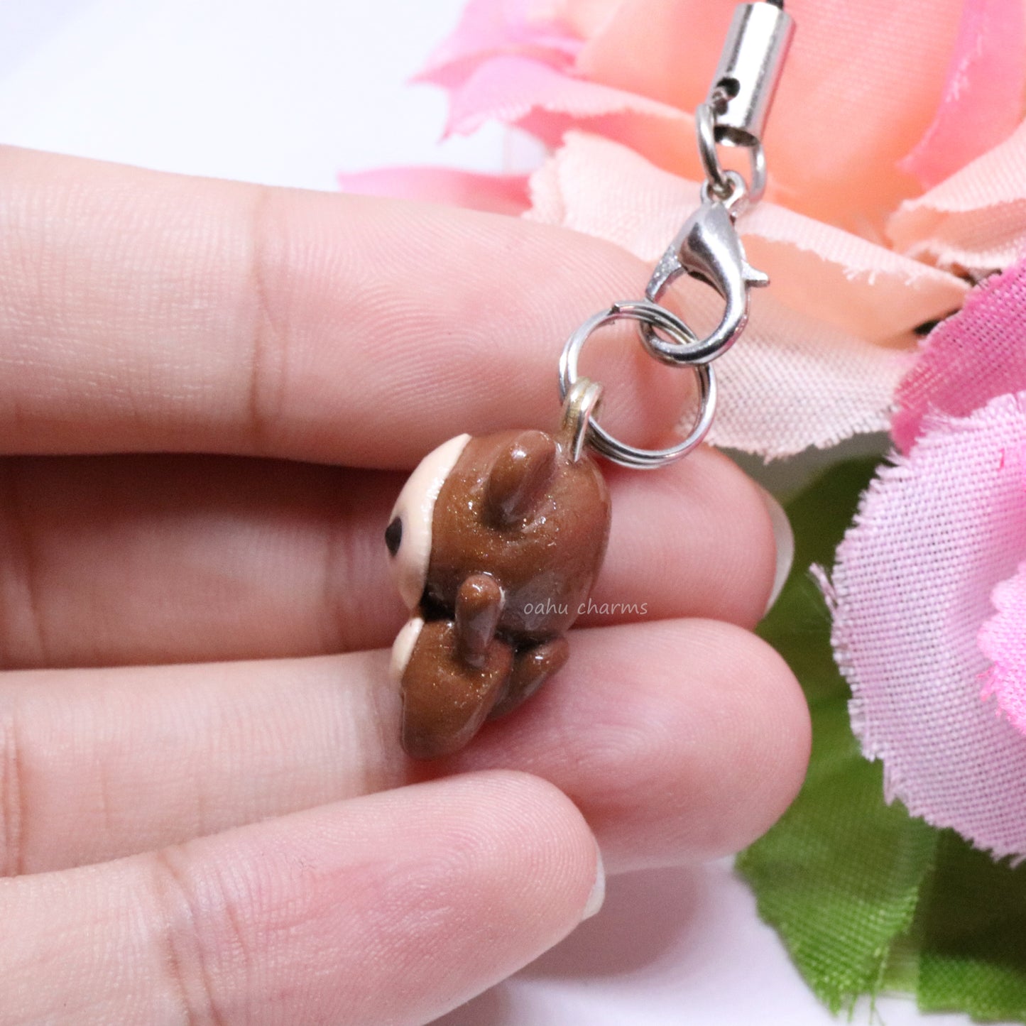 Monkey Polymer Clay Charm