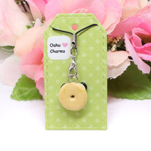 Load image into Gallery viewer, Panda Donut Polymer Clay Charm
