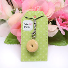 Load image into Gallery viewer, Chocolate Soot Ball Donut Polymer Clay Charm
