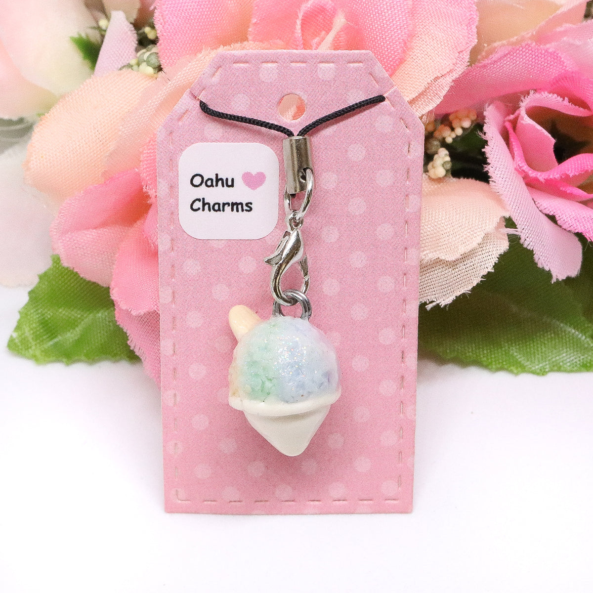 Ice Shell Charm Shaved Ice Polymer Clay Charm – Oahu Charms
