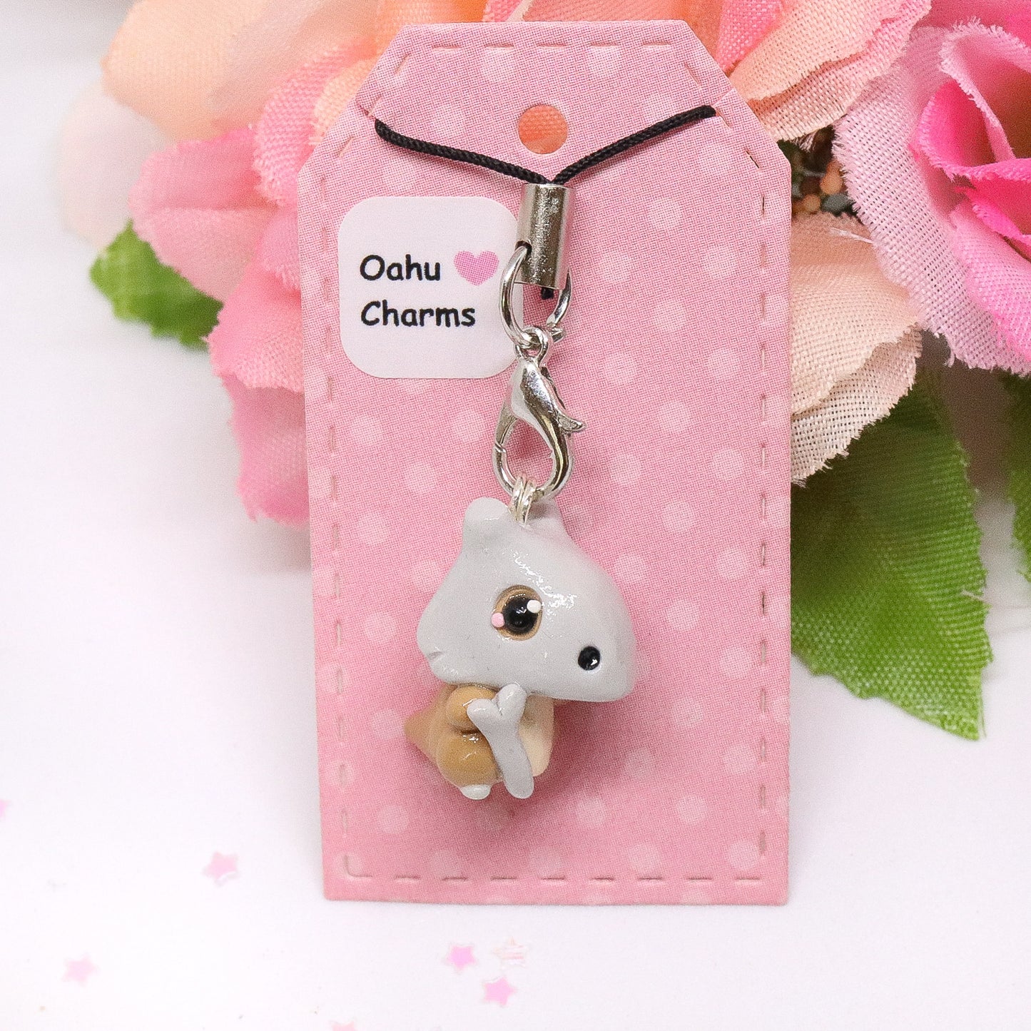 Cubone Polymer Clay Charm