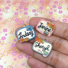 Load image into Gallery viewer, Custom Nametag Polymer Clay Charm
