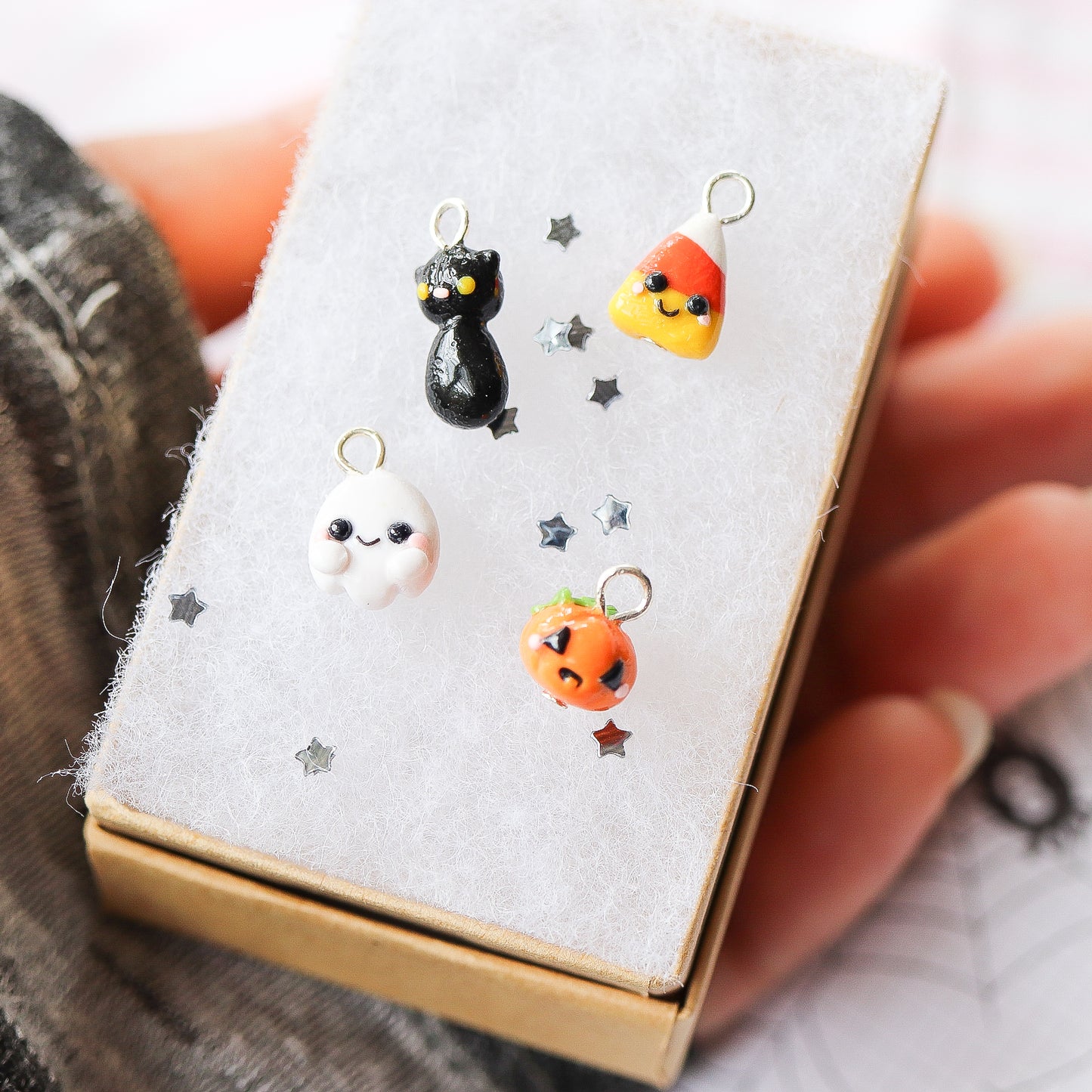 H'ween Minis Polymer Clay Charm - 1 pc. (4 styles available)