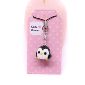 Penguin Polymer Clay Charm